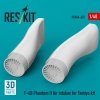 RESKIT RSU48-0623 F-4B Phantom II Air intakes for Tamiya kit (3D Printed) (1/48)